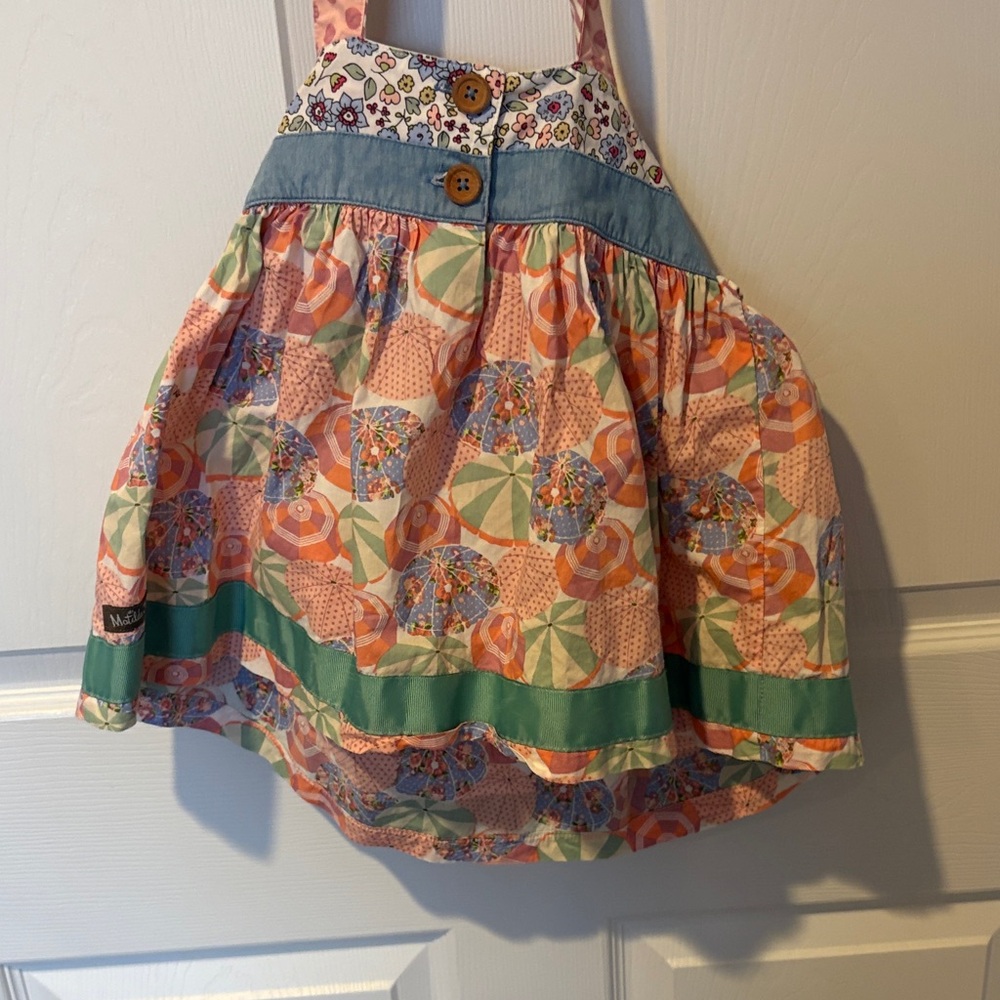 Matilda Jane Pink and Blue Patchwork Dress